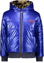 B-nosy Meisjes Reversible winterjas - Cobalt - Maat 104