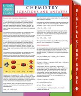 Chemistry Equations And Answers (Speedy Study Guides)