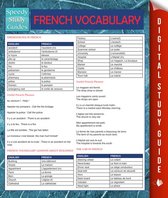 French Vocabulary (Speedy Language Study Guides)