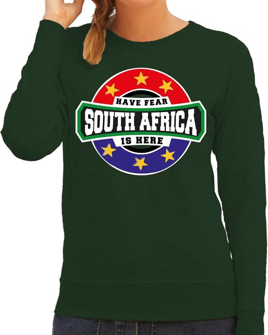 Ayez peur L'Afrique du Sud est ici pull avec emblème étoile aux couleurs du  drapeau... | bol.com