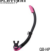 Tusa Platina II snorkel kleur hibiscus met donker siliconen deel