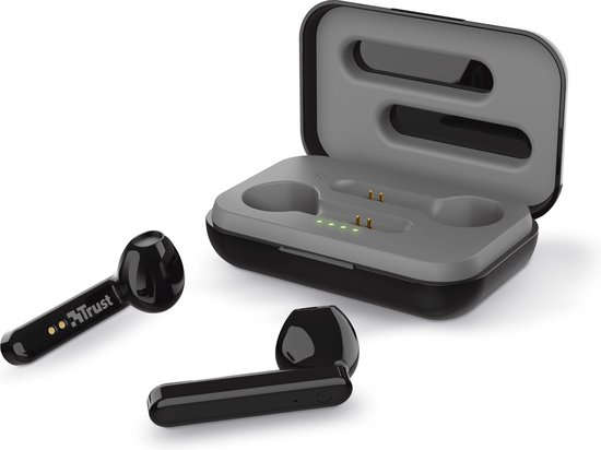 Trust Primo Touch Wireless Bluetooth Earphones Zwart