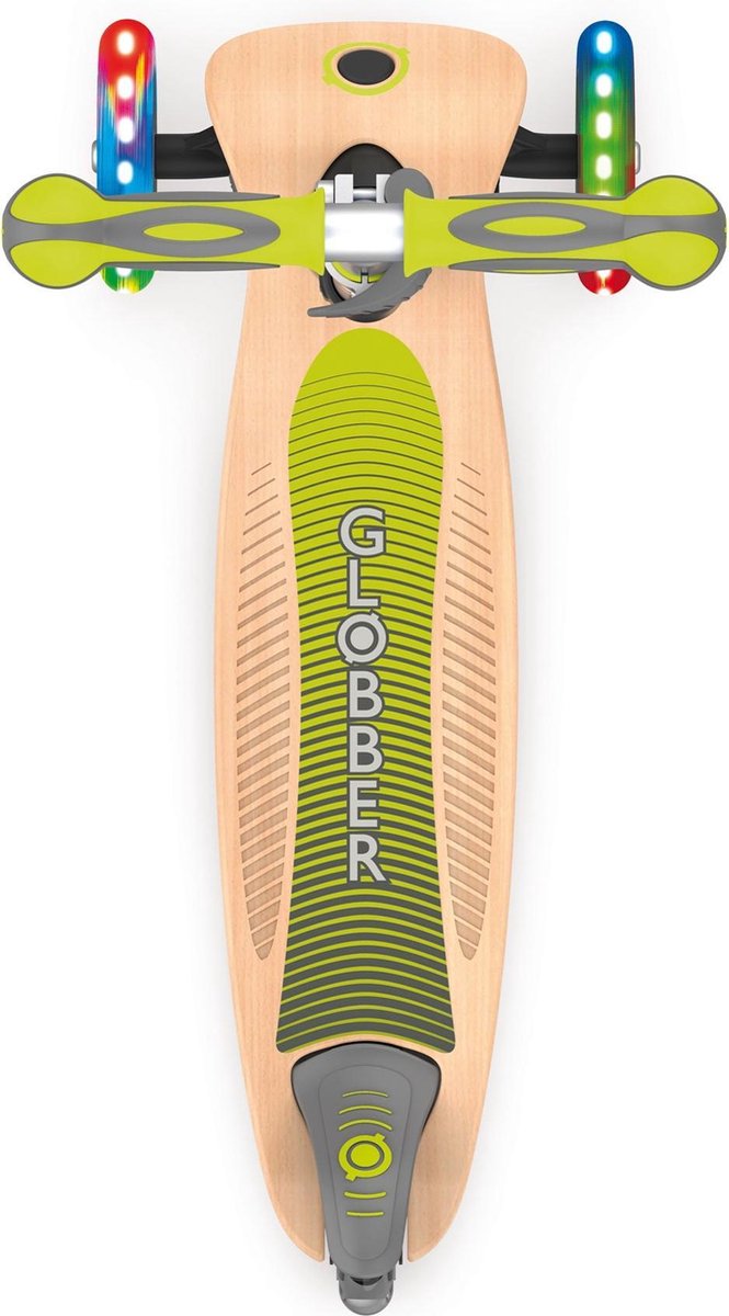 Globber Primo Wood Step Met 3 Wielen in Groen