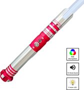 Relentless Lightsaber - RGB 11 Kleuren en Geluid - Lightsaber - Lichtzwaard - Laser Zwaard - Aluminium Handvat - 114 CM - Rood
