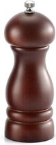 Pepermolen / Zoutmolen Donker Hout Peper / Zout Kruiden Molen Donkerbruin - 14 cm