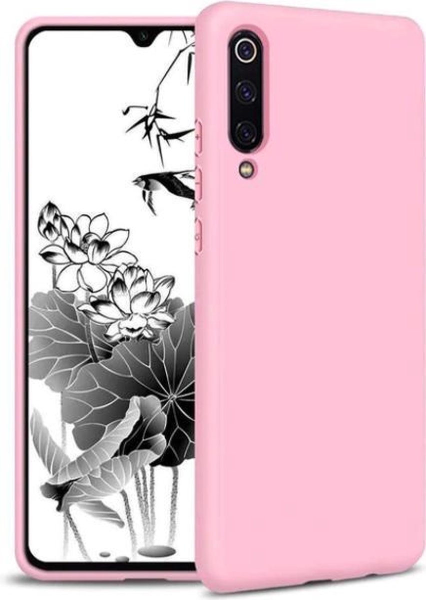 Samsung Galaxy A51 Back Cover Telefoonhoesje | Roze | Siliconen Hoesje