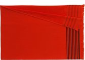 Strandlaken / handdoek Ibiza. Met franjes in 8 kleuren. 160 x 90 - coraal rood