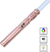 Sabre Laser professionnel - RGB 11 Colors - Lightsaber - Laser Sword - Dueling Lightsaber - FX Saber Sound - Metal Hilt - 115 CM - Rose