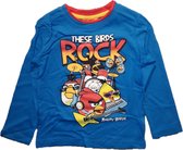 Angry Birds - Longsleeve - Blauw - 116 cm - 6 jaar - 100% katoen