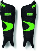 DITA Scheenbeschermer Ortho Plus - Zwart/fluo groen - L