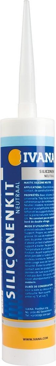 PM siliconenkit neutraal transparant (310ml)