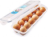 Lock&Lock Eierdoos - Eieropbergbox - Koelkast Organizer - voor 12 eieren - Transparant