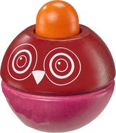 Selecta Spielzeug Speelbal Uil Junior 4,5 Cm Hout Wit