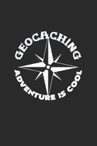 Geocaching adventure is cool: 6x9 Geocaching - grid - squared paper - notebook - notes