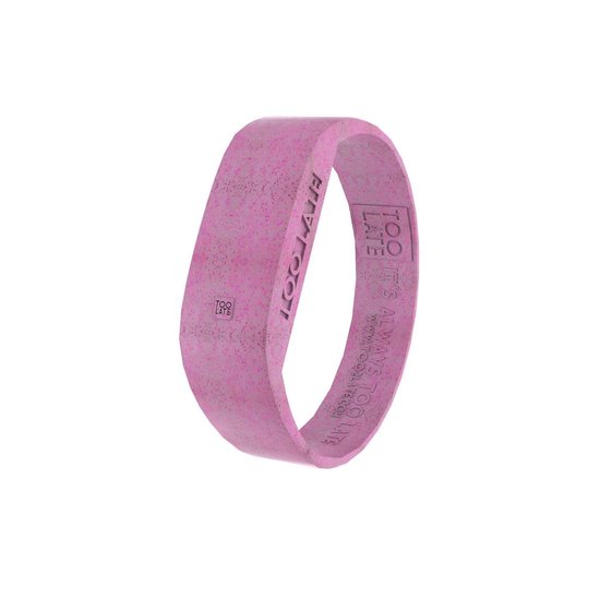 TOO TARD - montre silicone - montre led glamour glitter - FUCHSIA - tour de poignet M