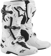 ALPINESTARS TECH 10 SUPERVENTED WHITE MOTORCYCLE BOOTS-12 - Maat - Laars