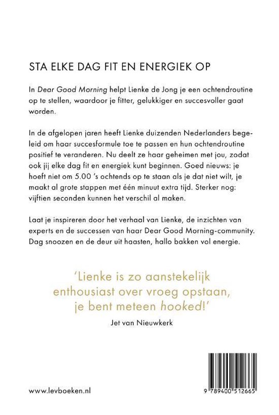 Dear Good Morning - Lienke de Jong