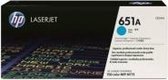 HP 651A (CE341A) toner cyaan (origineel HP)