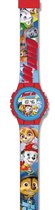 Nickelodeon Horloge Paw Patrol Junior 26 Cm Rubber Blauw/rood