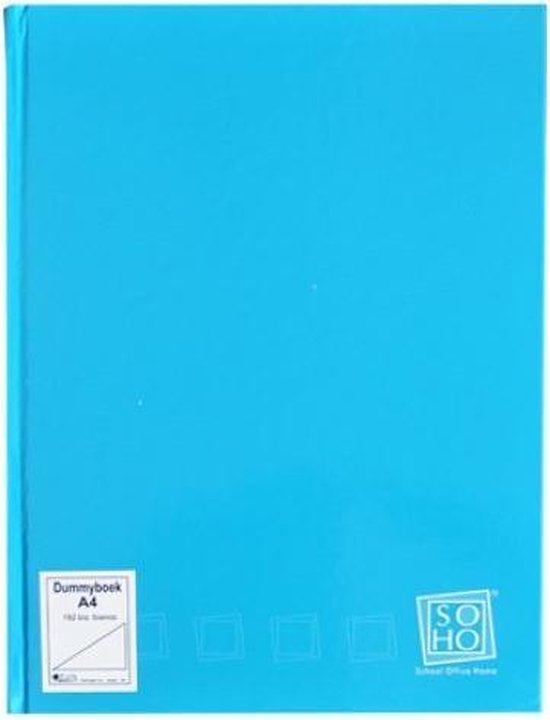 Verhaak Schetsboek - Blanco - A4 Formaat - Harde Kaft - SOHO - Blauw |  bol.com