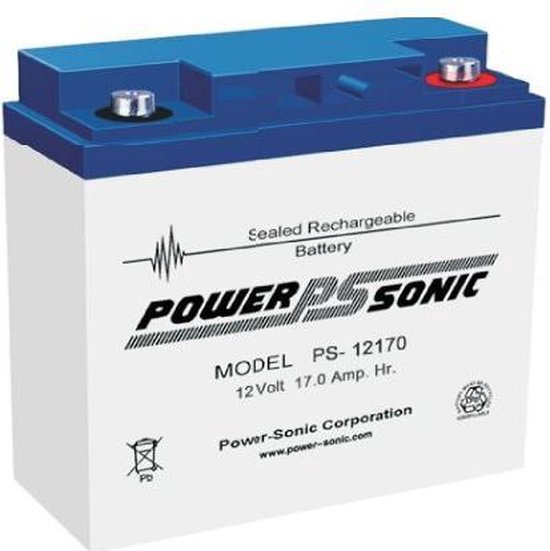 Power Sonic PS-12170VDS Série PS 12V 17Ah Batterie Au Plomb