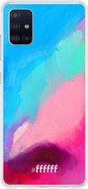 Samsung Galaxy A51 Hoesje Transparant TPU Case - Abstract Hues #ffffff