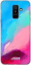 Samsung Galaxy A6 Plus (2018) Hoesje Transparant TPU Case - Abstract Hues #ffffff