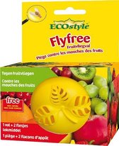 Piège à mouches des fruits Flyfree + leurre 30 ml