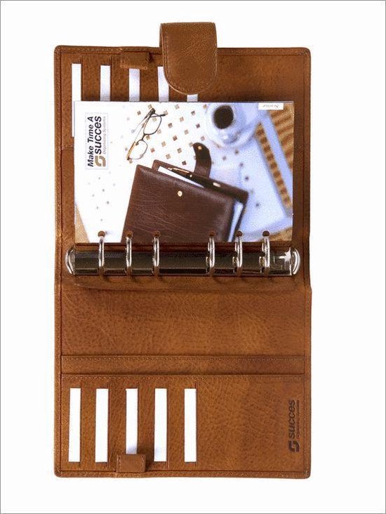 Cover van het boek 'Senior Succes Agenda (rundleer), kleur: cognac'