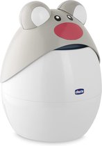 Chicco Inhaler Aerosol Super Soft Piston Muis 23 Cm Grijs/wit