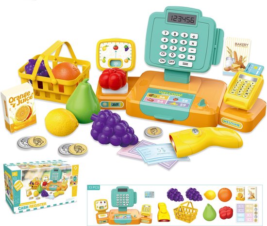 Erge, ernstige Vijftig Kustlijn Speelgoed Kassa Kinderen – Kassa met Scanner - Speelgoed 3 jaar | bol.com