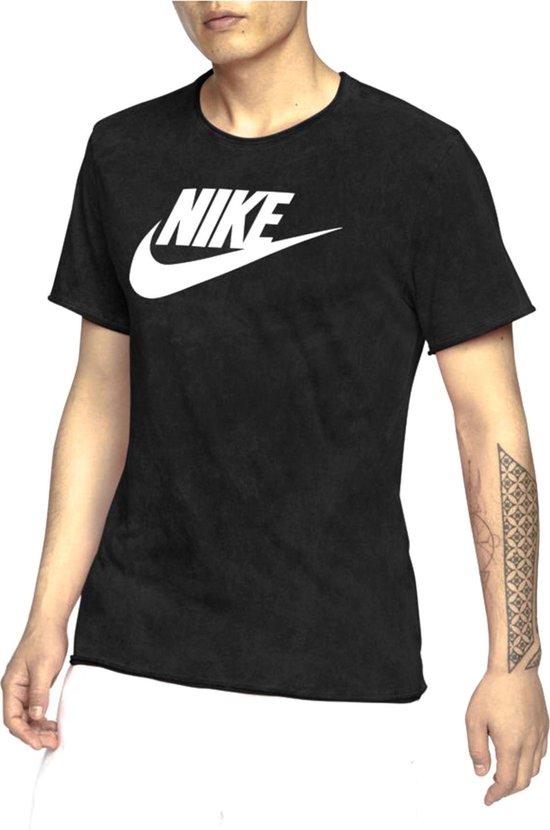 Nike Sportshirt - Maat S - Mannen - zwart,wit | bol.com