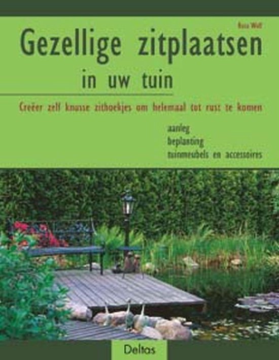 Cover van het boek 'Gezellige zitplaatsen in uw tuin'