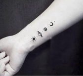 Sun Planet Moon Tattoo|Nep Tattoo|Plak Tattoo|Festival|Cabantis|Planets