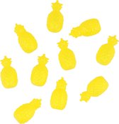 10 Stuks Mini Ananas Herbruikbare IJsblokjes / IJsklontjes / Geel