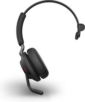 Jabra Evolve2 65 UC Mono Headset USB-A - UC-gecertificeerd (Zoom, Google Hangout, Avaya, Mitel ...) - Zwart