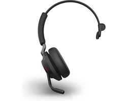 Jabra Evolve2 65 UC Mono Headset USB-A - UC-gecertificeerd (Zoom, Google Hangout, Avaya, Mitel ...) - Zwart