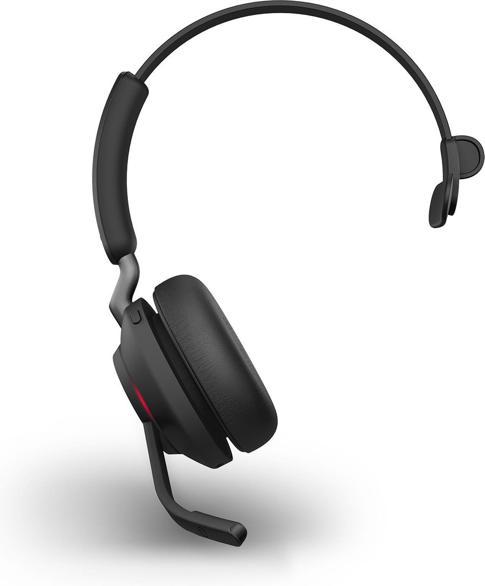 Jabra Evolve2 65 UC Mono Headset USB-A - UC-gecertificeerd (Zoom, Google Hangout, Avaya, Mitel ...) - Zwart