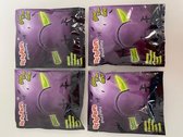 Glow in the dark halloween accessoires (shrek) - set van 4 stuks (3-delig)