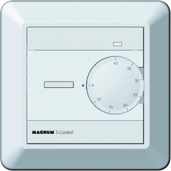 MAGNUM S-Control Thermostaat AAN/UIT (inbouw), incl. vloersensor | bol.com