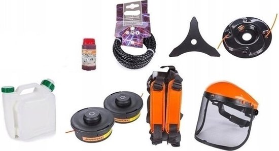 Japan Grasmaaier - Benzine Grastrimmer - Met Beschermhelm - Inclusief Accessoires