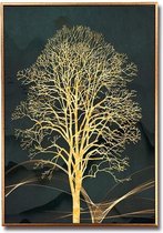 Canvas Experts doek (F) met Gouden boom leuk om te combineren! maat 47x67CM *ALLEEN DOEK MET WITTE RANDEN* Wanddecoratie | Poster | Wall art | canvas doek |