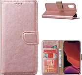 Xssive Hoesje voor Huawei P40 Lite - Book Case - Rose Goud