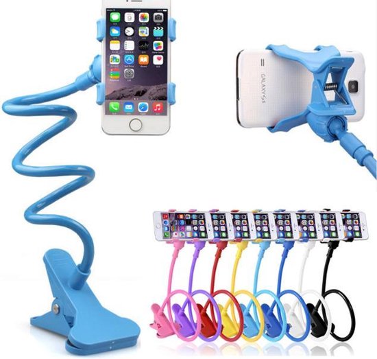 Support Flexible Universel Pour Téléphone - À Accrocher Au Rétroviseur - Rouge - Neuf