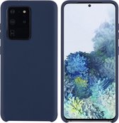 Samsung Galaxy S20 Ultra Diepblauw Backcover hoesje - silicone