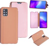 Rose Gold hoesje Samsung Galaxy A51 - Book Case (A515F)