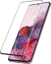 Galaxy S20 Plus Transparant Screenprotector - Gehard glas - Zwarte rand
