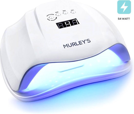 Murley’s Pro Dual Nagellamp Gellak Nageldroger - UV LED Nagel Lamp - 54 Watt - 36 LED’s