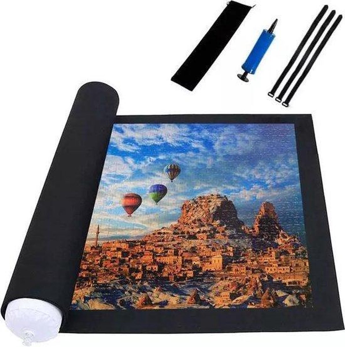 Qualico 1500 - Puzzelmat Neopreen - Antislip - De Portapuzzle Die Echt Werkt Tot En Met 1500 Stukjes 66 X 120 Cm