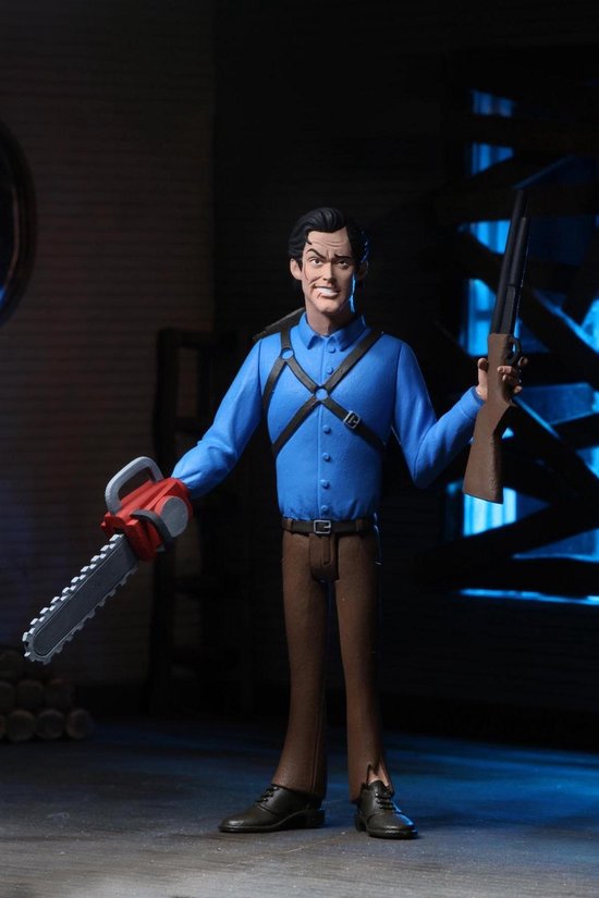 NECA Evil Dead 2 Bloody Ash - Action Figure Toony Terrors 15,2 Cm - Licenza Ufficiale